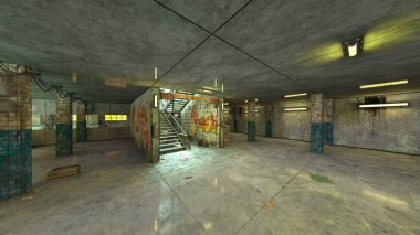 3D cg işleme yeraltı tesisi