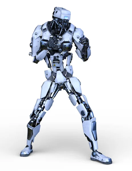 Rendering Robot — Foto Stock