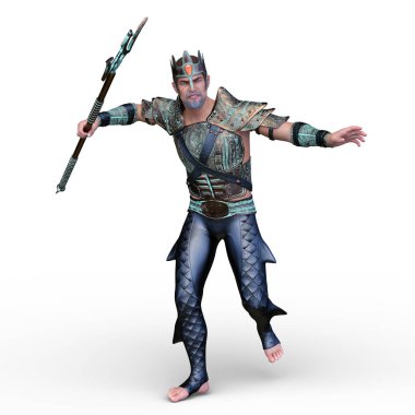 Poseidon'un 3D cg işleme