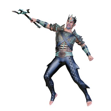 Poseidon'un 3D cg işleme