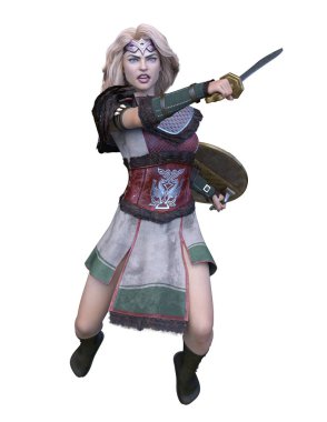 3D cg işleme seksi savaşçı