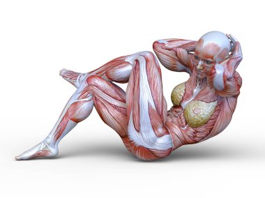 Kas kadının 3D cg işleme