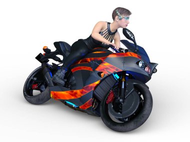Motosiklet 3D cg render