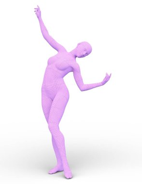 tel çerçeve erkek 3D cg render