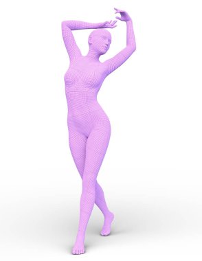 tel çerçeve erkek 3D cg render