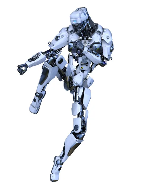 Renderizado Robot — Foto de Stock