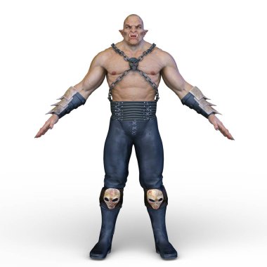 güçlü bir adam 3D cg render