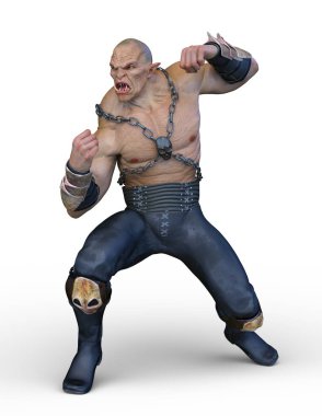 güçlü bir adam 3D cg render