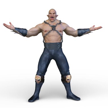 güçlü bir adam 3D cg render