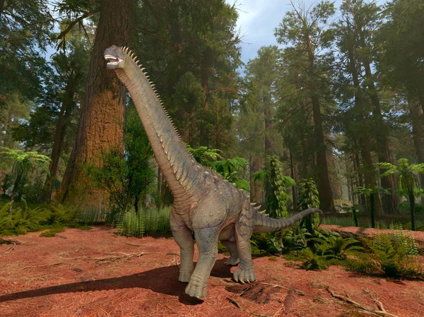 Rendering Dei Dinosauri — Foto Stock