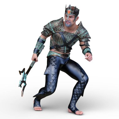 Poseidon'un 3D cg işleme