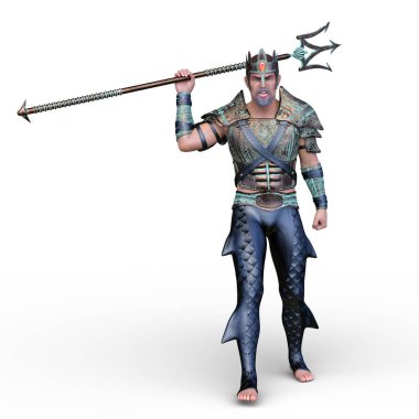 Poseidon'un 3D cg işleme