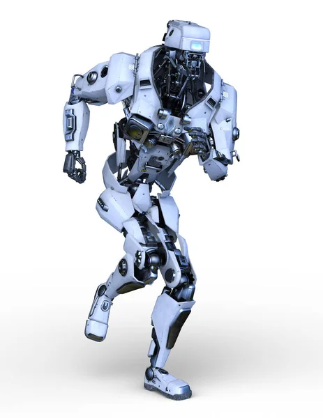 Rendering Robot — Stock Photo, Image