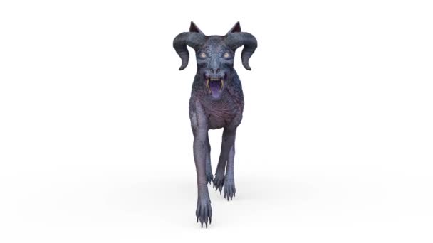 3D rendu 3D du chien monstre 