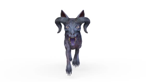 3D rendu 3D du chien monstre 