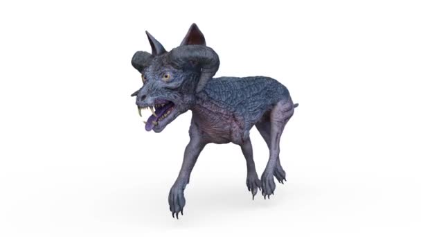 3D rendu 3D du chien monstre 