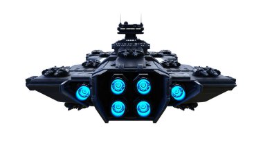 Uzay gemisi 3d cg render 