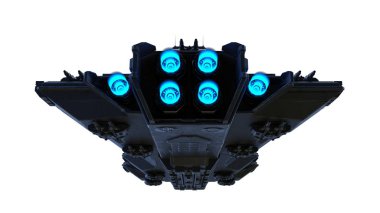 Uzay gemisi 3d cg render 