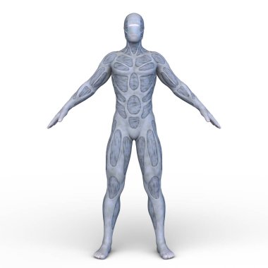 Gömlek adamın 3D cg işleme