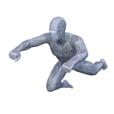 Gömlek adamın 3D cg işleme