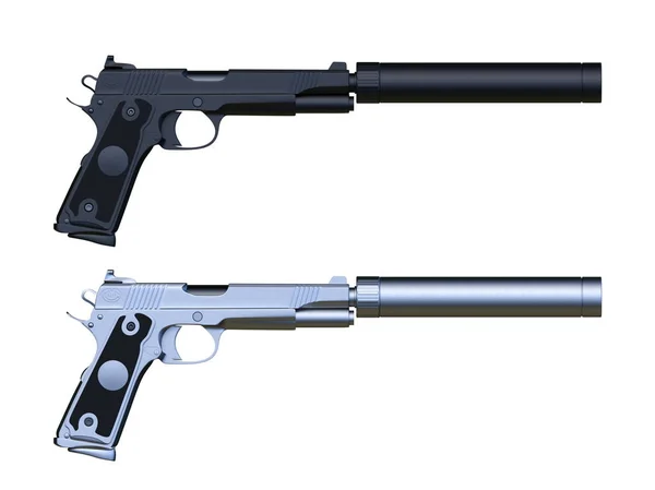 Representación Pistola — Foto de Stock