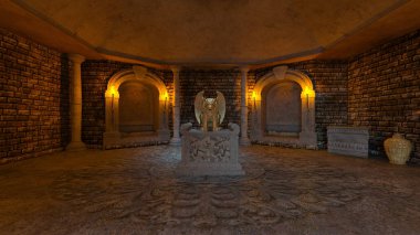 3D cg işleme antik kalıntıları