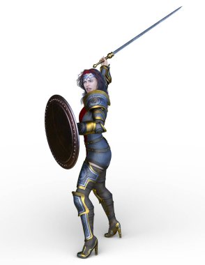 3D cg işleme seksi savaşçı