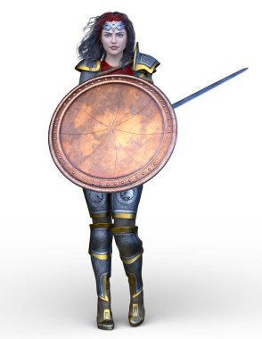 3D cg işleme seksi savaşçı