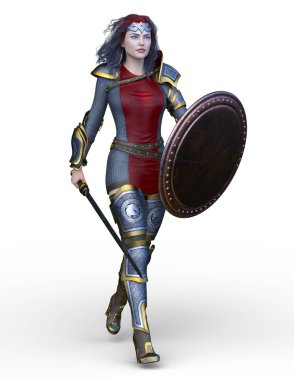3D cg işleme seksi savaşçı