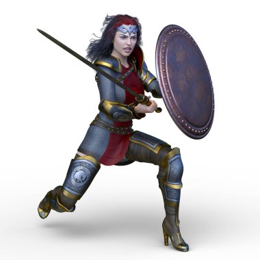 3D cg işleme seksi savaşçı