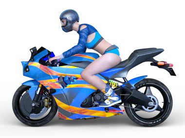 Motosiklet 3D cg render