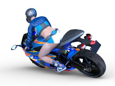 Motosiklet 3D cg render