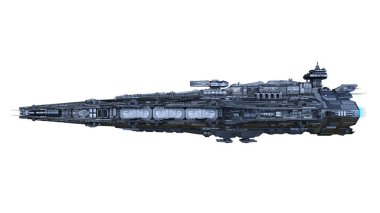Uzay gemisi 3d cg render