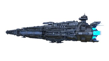 Uzay gemisi 3d cg render