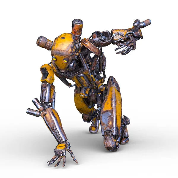 ロボットの のレンダリング — ストック写真