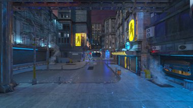 Şehir 3D cg render