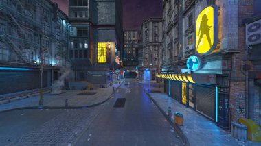 Şehir 3D cg render