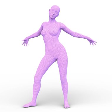 tel çerçeve erkek 3D cg render