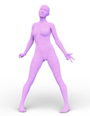 tel çerçeve erkek 3D cg render