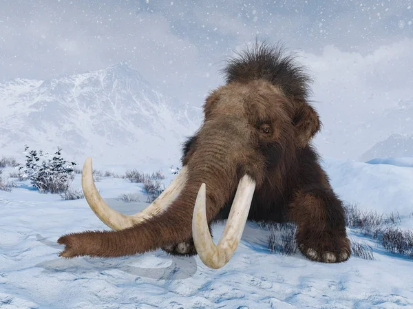 Рендеринг Mammoth — стоковое фото