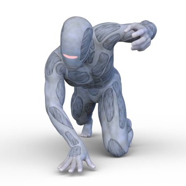 3D cg işleme kahraman