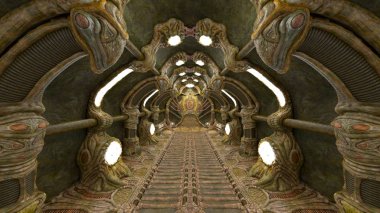 3D cg işleme antik kalıntıları