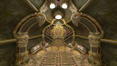 3D cg işleme antik kalıntıları