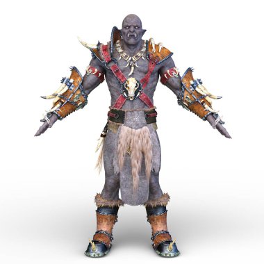 etnik adam 3D cg render