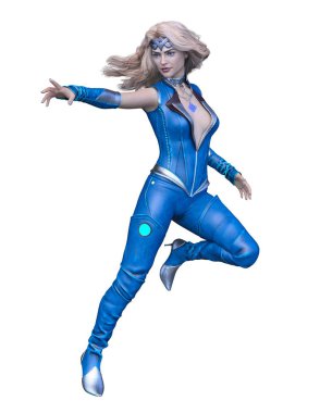 3D cg işleme etkin kız