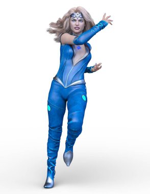 3D cg işleme etkin kız