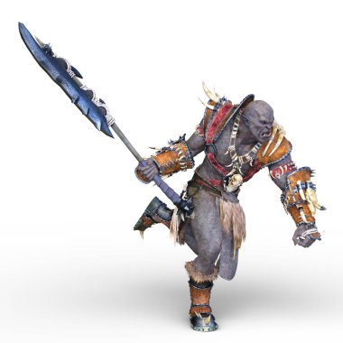 etnik adam 3D cg render