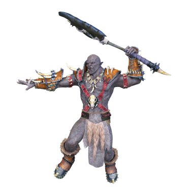 etnik adam 3D cg render