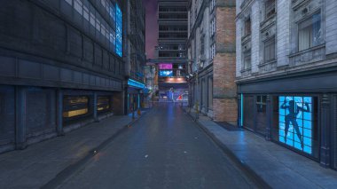 Şehir 3D cg render