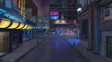 Şehir 3D cg render
